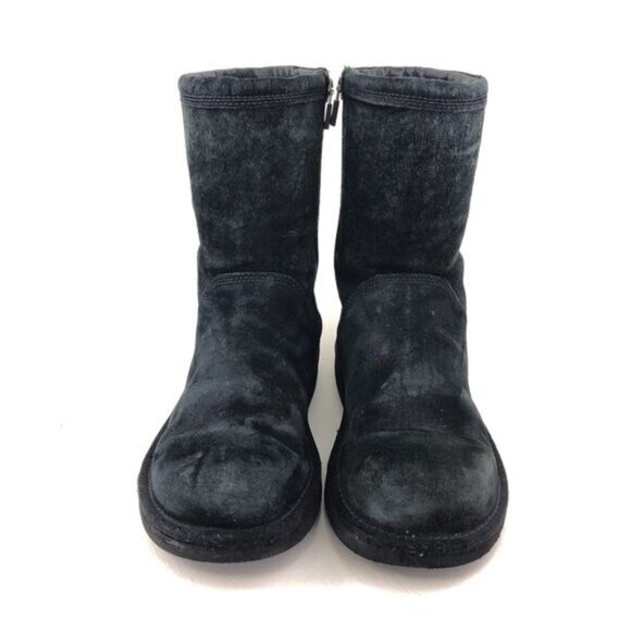 UGG Roslyn Black Sheepskin Winter Boots 7 - Picture 4 of 14